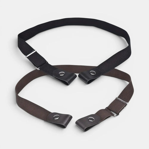 Buckle-Free Elastic Polyester Adjustable Belt Unisex | Kalvex | Beltary