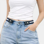 Buckle-Free Elastic Polyester Adjustable Belt Unisex | Kalvex | Beltary