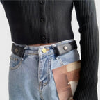 Buckle-Free Elastic Stretch Belt One Size Fits All | Tilov | Beltary
