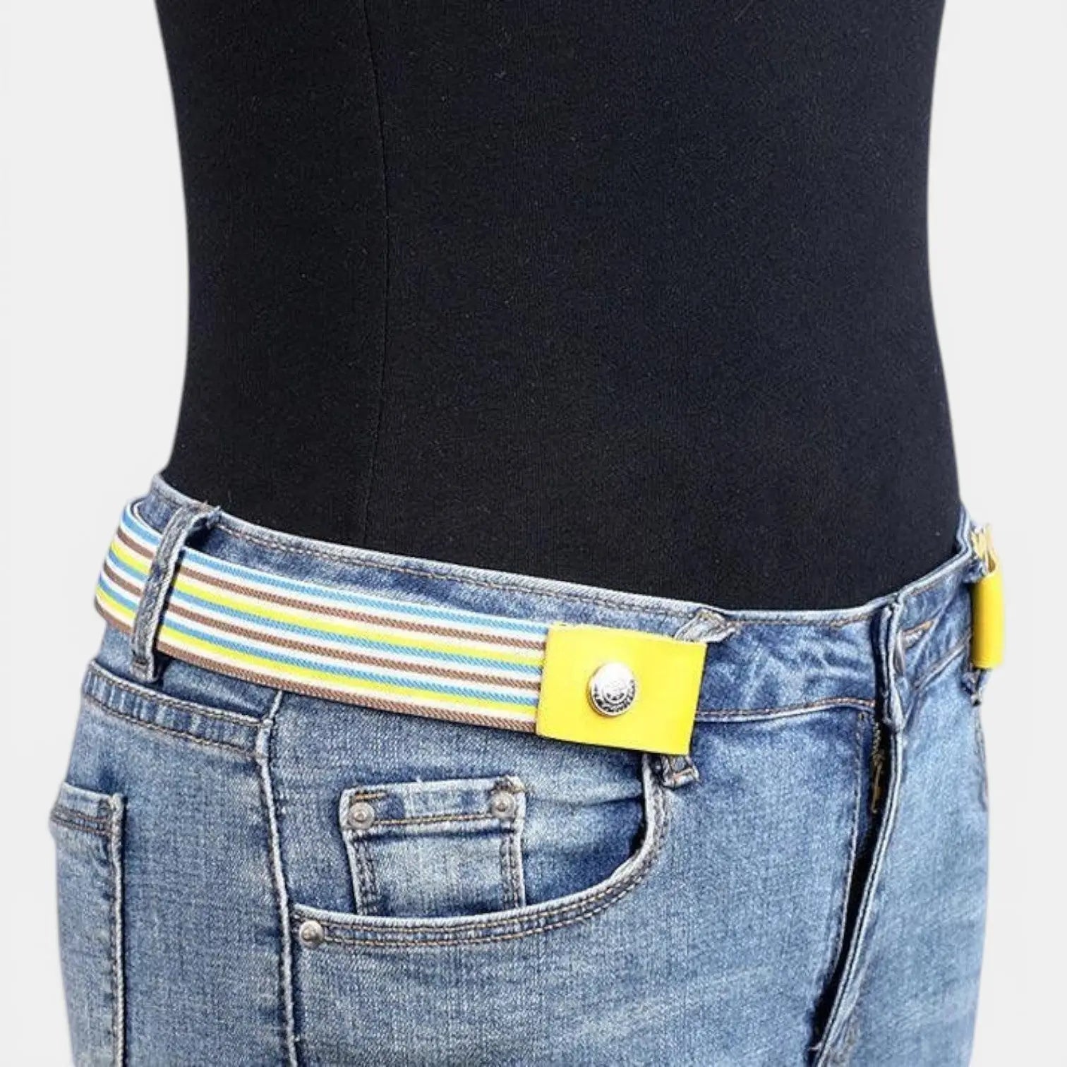 Buckle-Free Stretch Elastic Fabric Belt Unisex | Flexan | Beltary