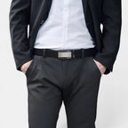 Full Grain Leather Belt Automatic Buckle Men's | Lucvox | Beltary