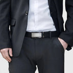 Full Grain Leather Belt Automatic Buckle Men's | Lucvox | Beltary