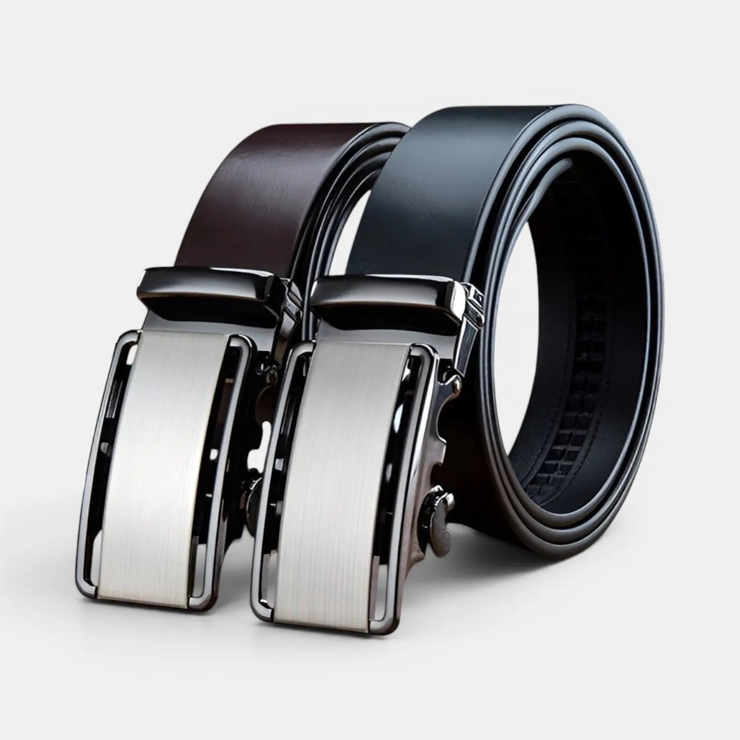Full Grain Leather Belt Automatic Buckle Men's | Lucvox | Beltary