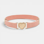 Girls' Elastic Belt Heart Buckle Quick Release | Dotrix | Beltary