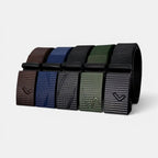 Men's Automatic Braided Nylon Webbing Belt No Holes | Kolvex | Beltary