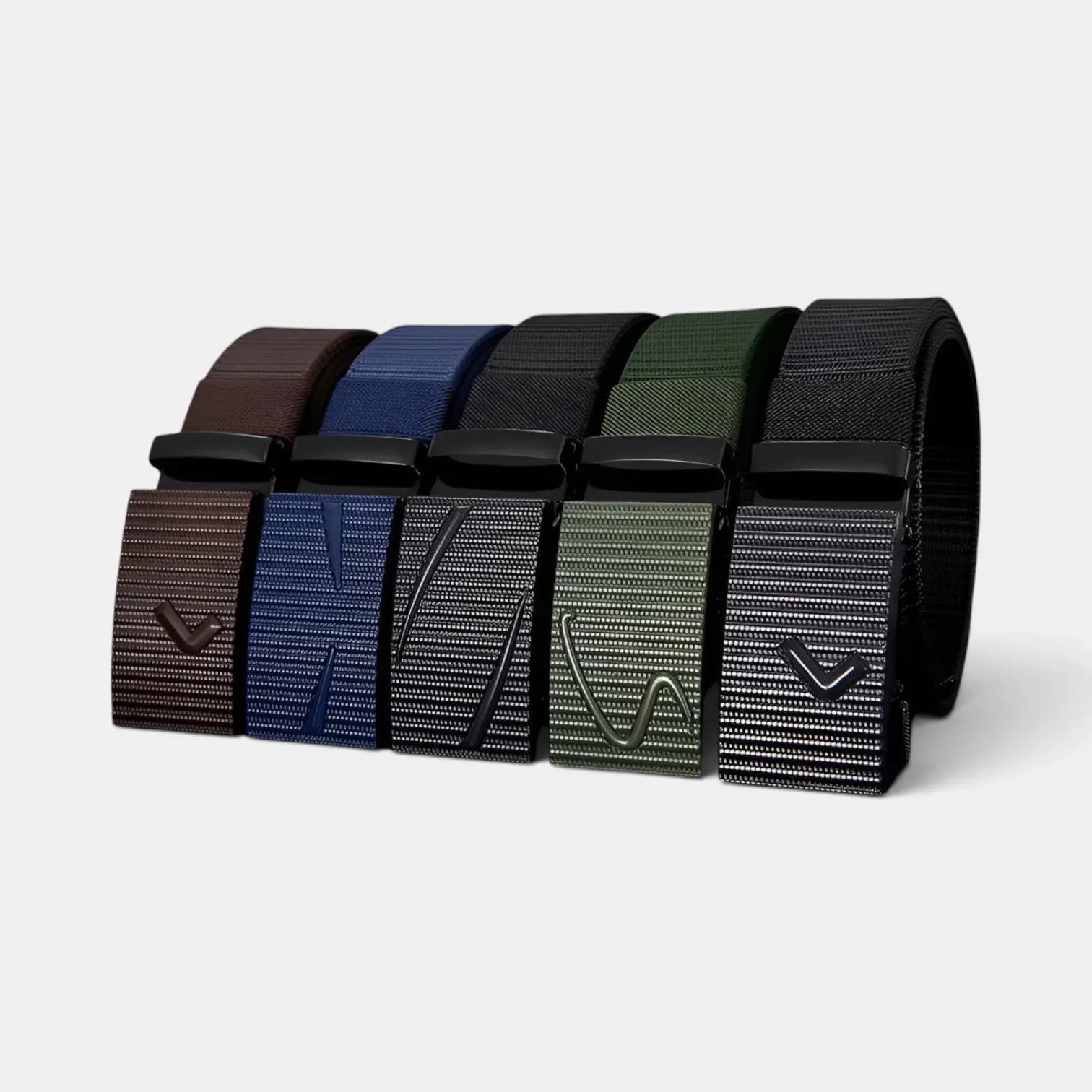 Men's Automatic Braided Nylon Webbing Belt No Holes | Kolvex | Beltary