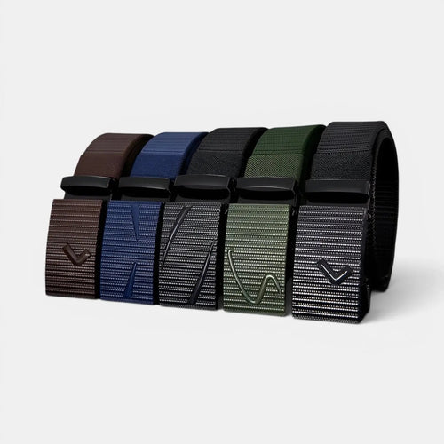 Men's Automatic Braided Nylon Webbing Belt No Holes | Kolvex | Beltary