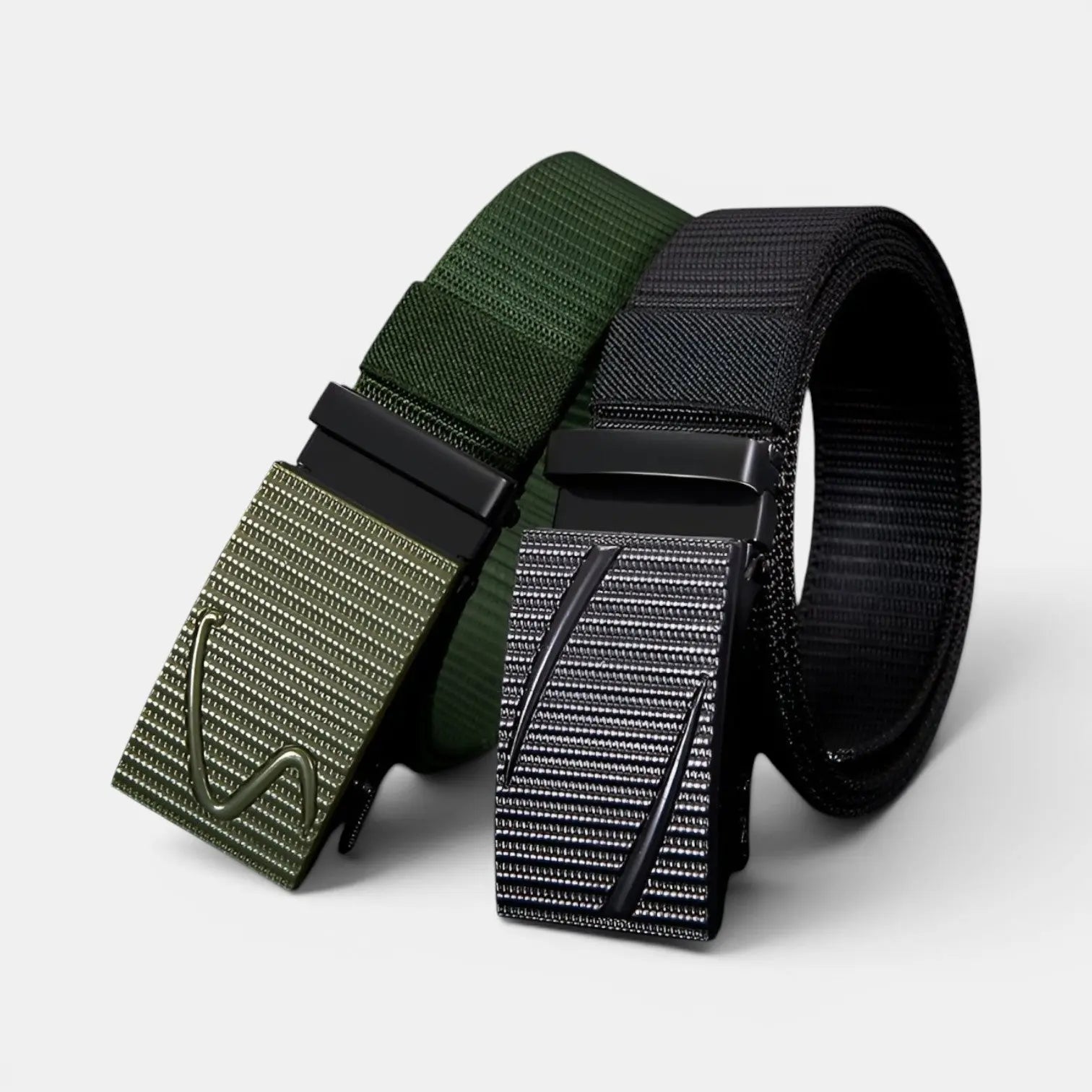 Men's Automatic Braided Nylon Webbing Belt No Holes | Kolvex | Beltary