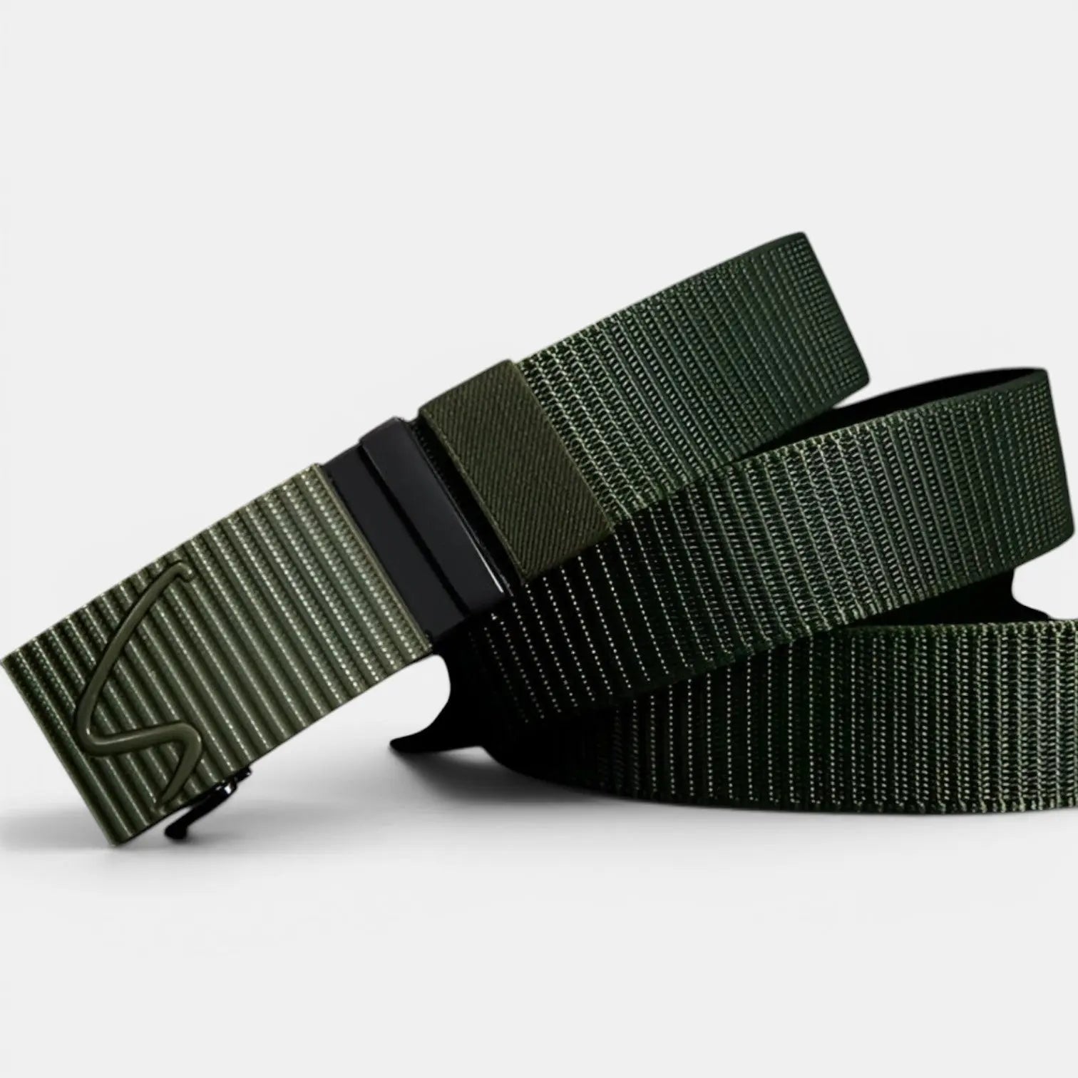 Men's Automatic Braided Nylon Webbing Belt No Holes | Kolvex | Beltary
