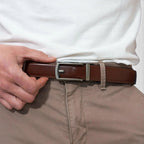Men's Belt No Holes Automatic Buckle | Alvex | Beltary