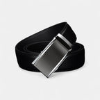 Men's Black Leather Formal Belt with Automatic Buckle | Nolvex | Beltary
