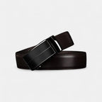 Men's Black Leather Formal Belt with Automatic Buckle | Zolvex | Beltary