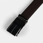 Men's Black Leather Formal Belt with Automatic Buckle | Zolvex | Beltary