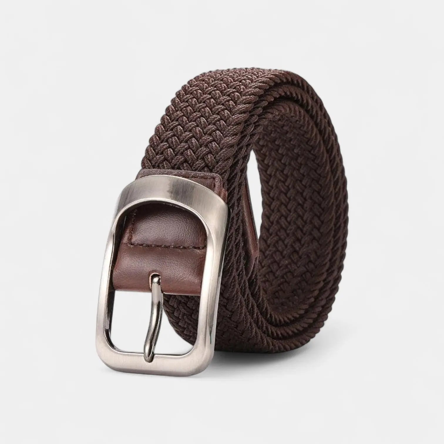 Men's Braided Elastic Belt No Buckle Hole | Bravel | Beltary