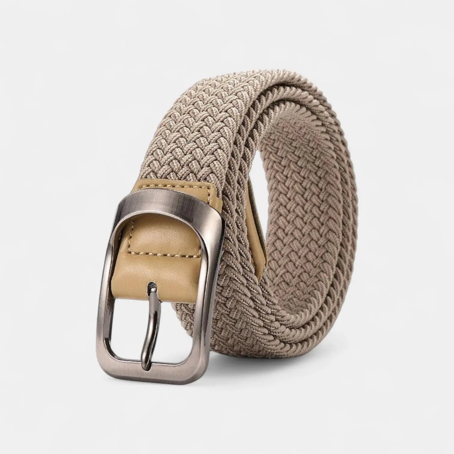 Men's Braided Elastic Belt No Buckle Hole | Bravel | Beltary