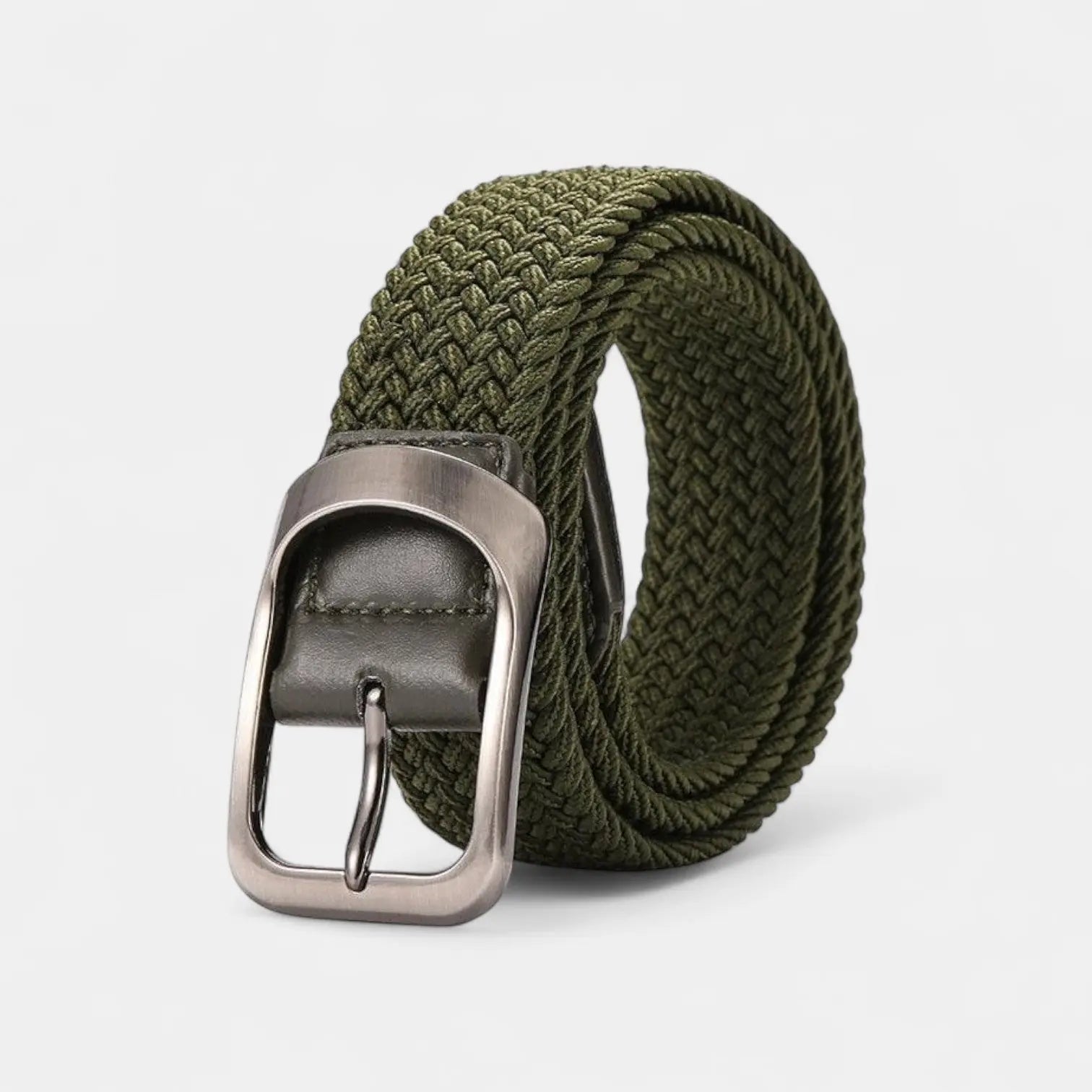 Men's Braided Elastic Belt No Buckle Hole | Bravel | Beltary