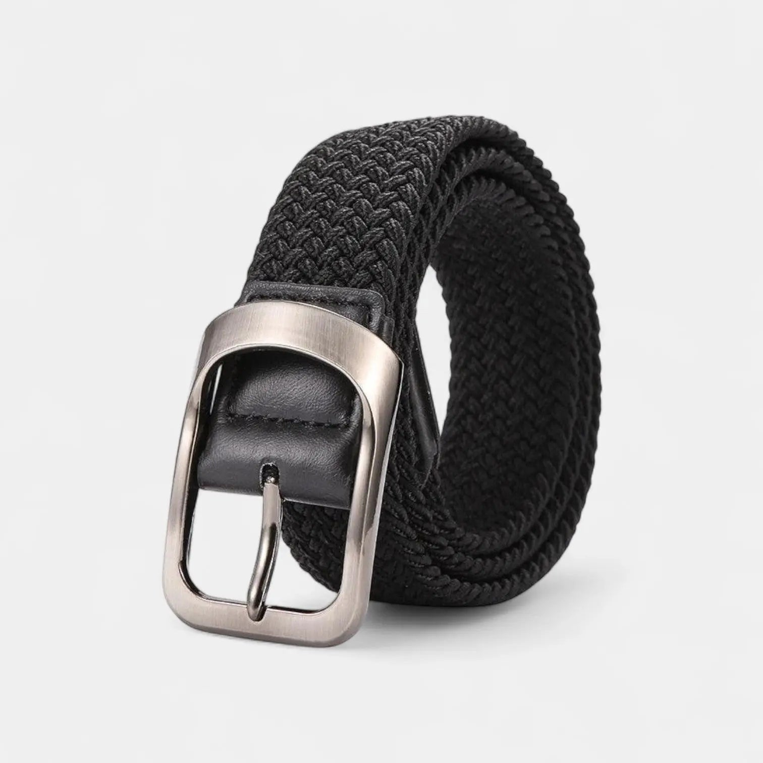 Men's Braided Elastic Belt No Buckle Hole | Bravel | Beltary