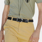 Men's Braided Elastic Belt No Buckle Hole | Bravel | Beltary