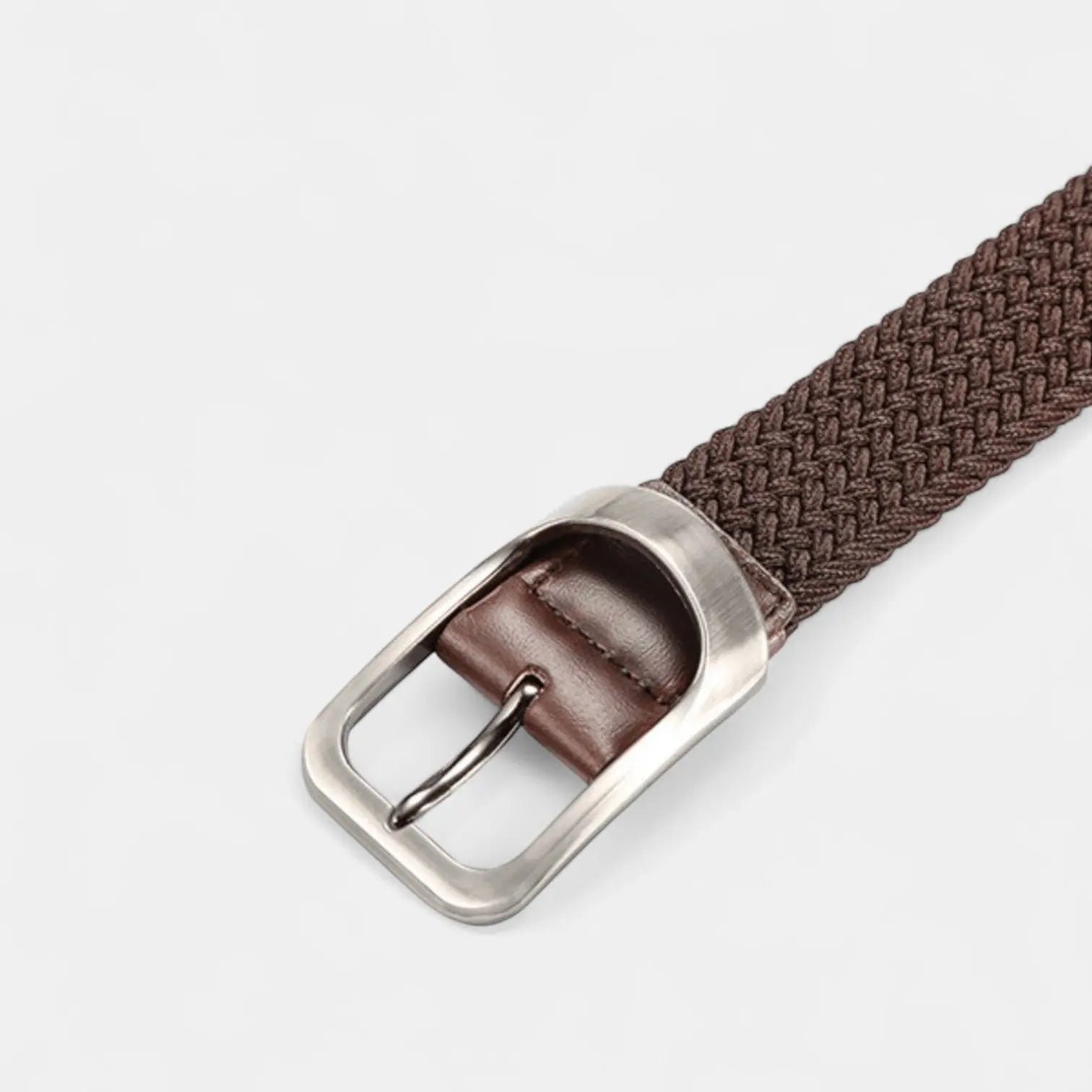 Men's Braided Elastic Belt No Buckle Hole | Bravel | Beltary