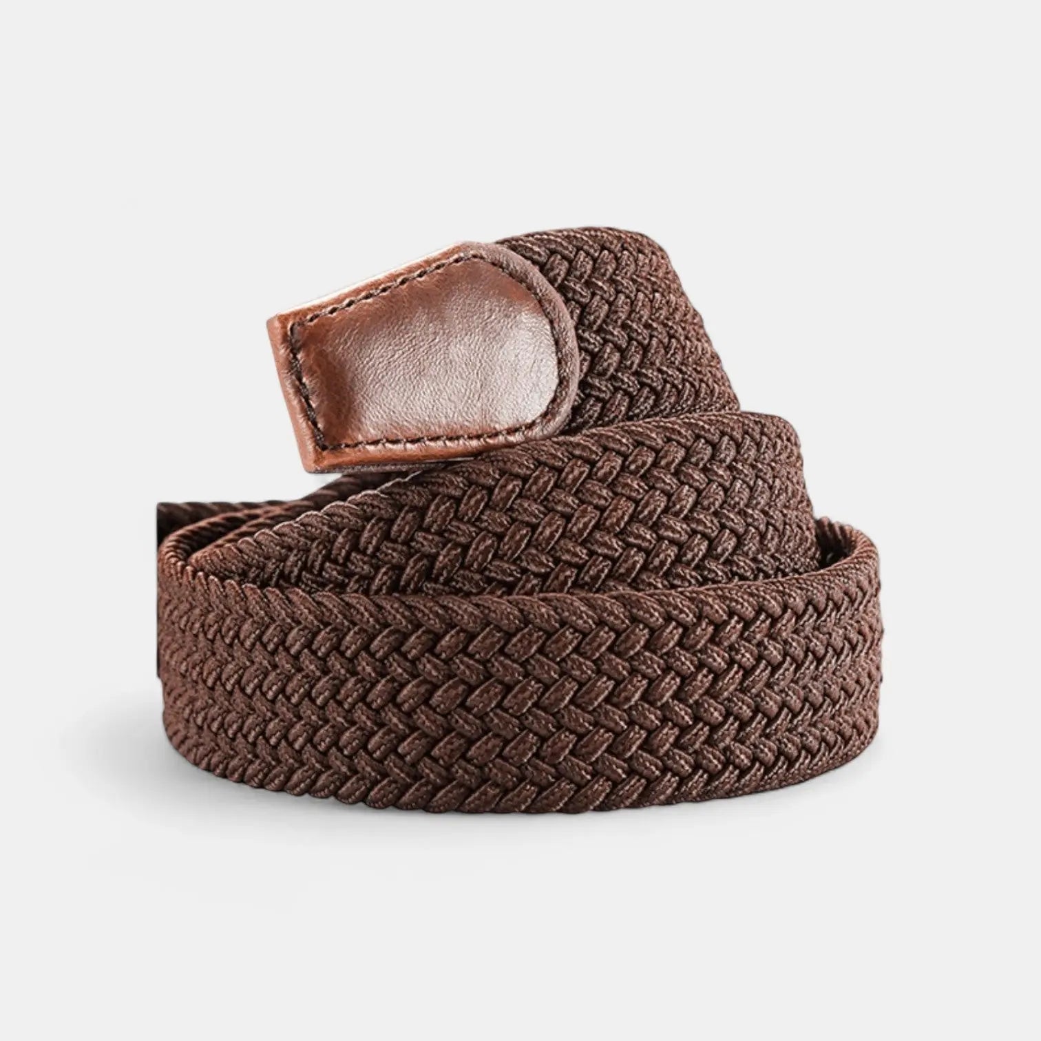 Men's Braided Elastic Belt No Buckle Hole | Bravel | Beltary