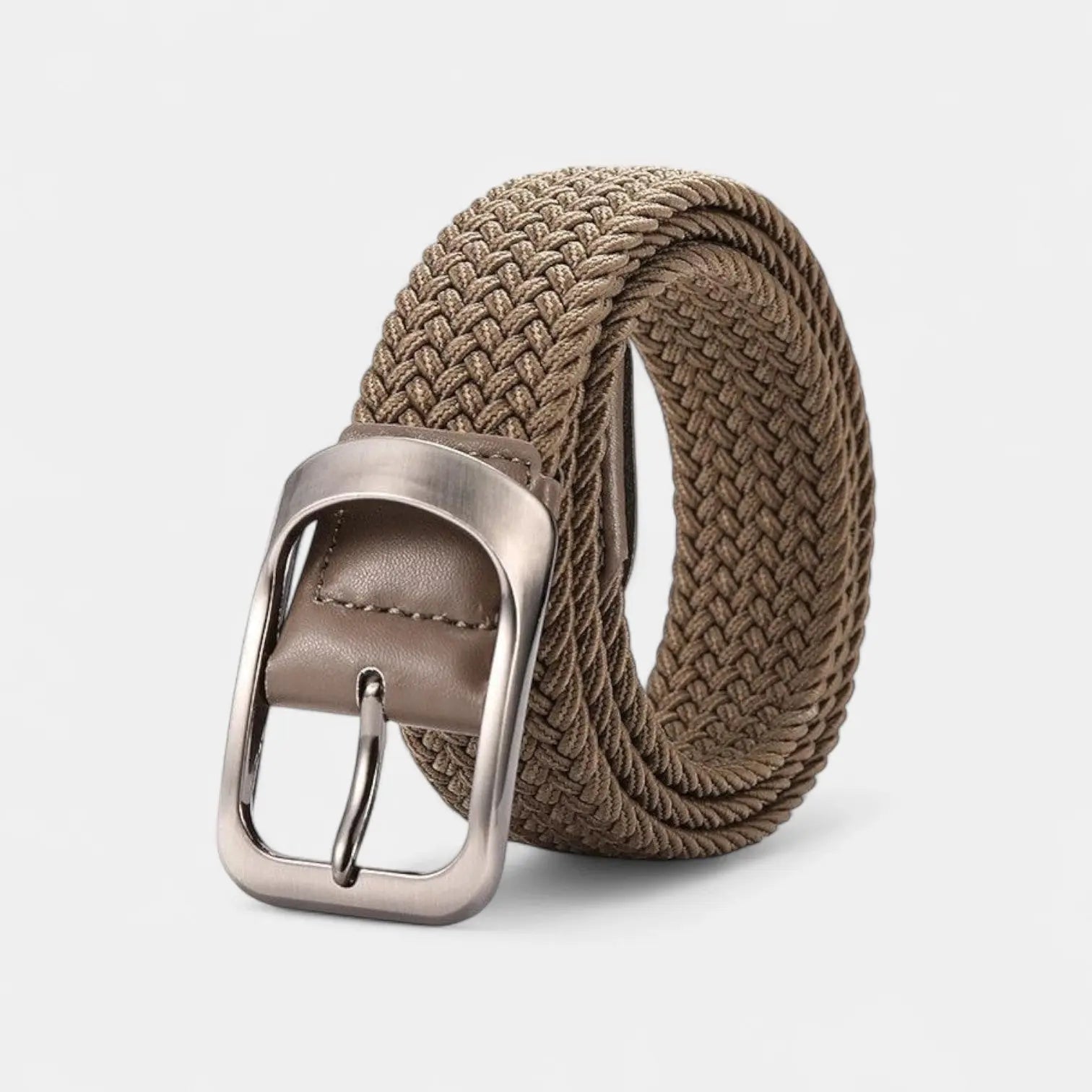 Men's Braided Elastic Belt No Buckle Hole | Bravel | Beltary