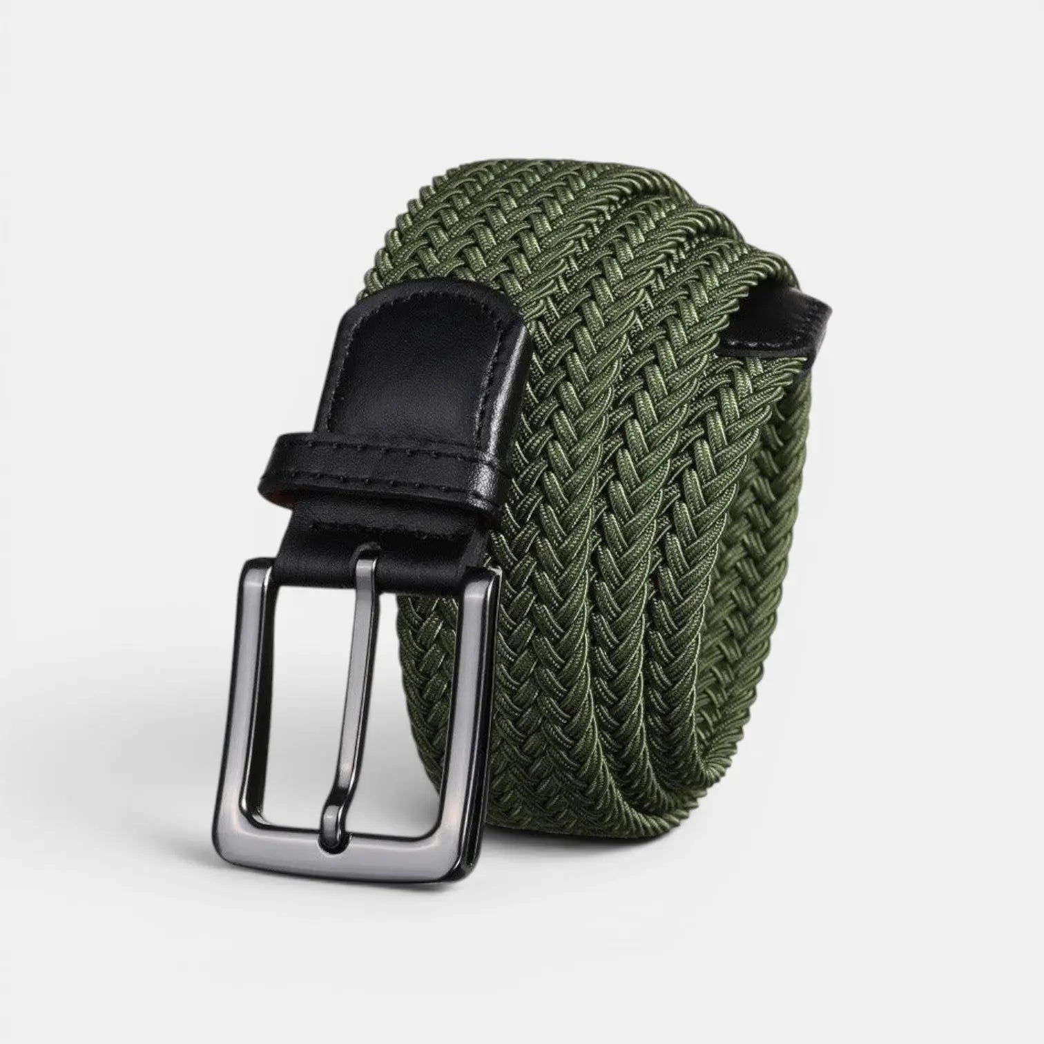 Men's Braided Elastic Belt with Pin Buckle | Trelvox | Beltary