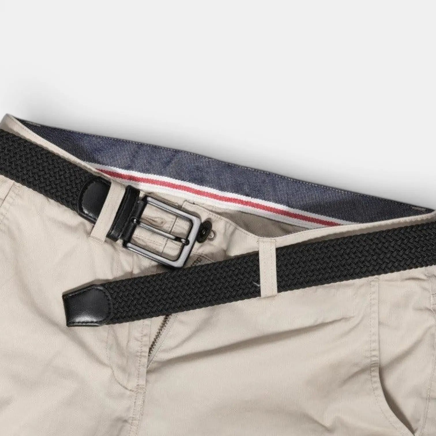 Men's Braided Elastic Belt with Pin Buckle | Trelvox | Beltary