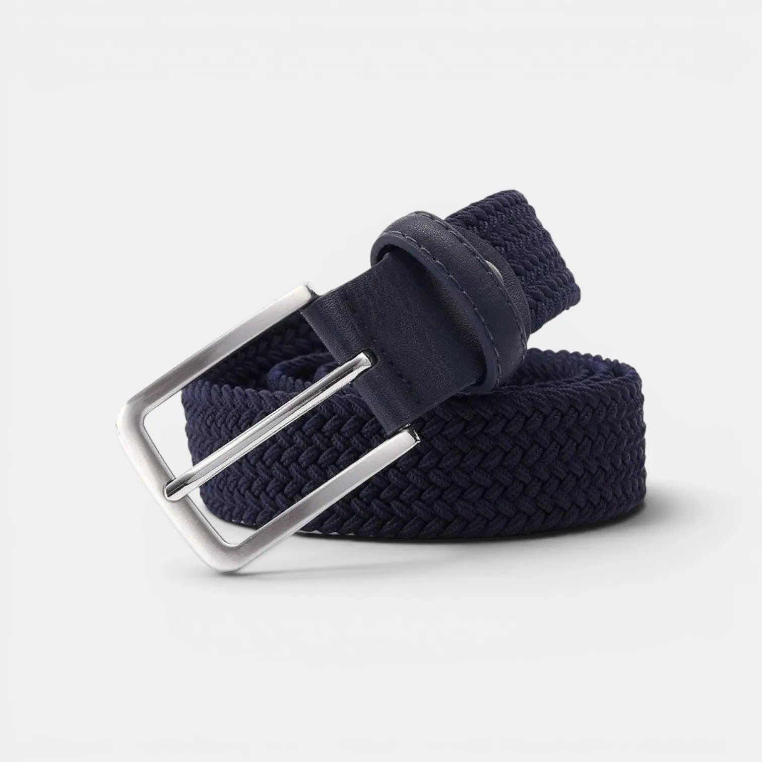 Men's Braided Elastic Fabric Belt Buckle-Free Hole-Free | Eltico | Beltary