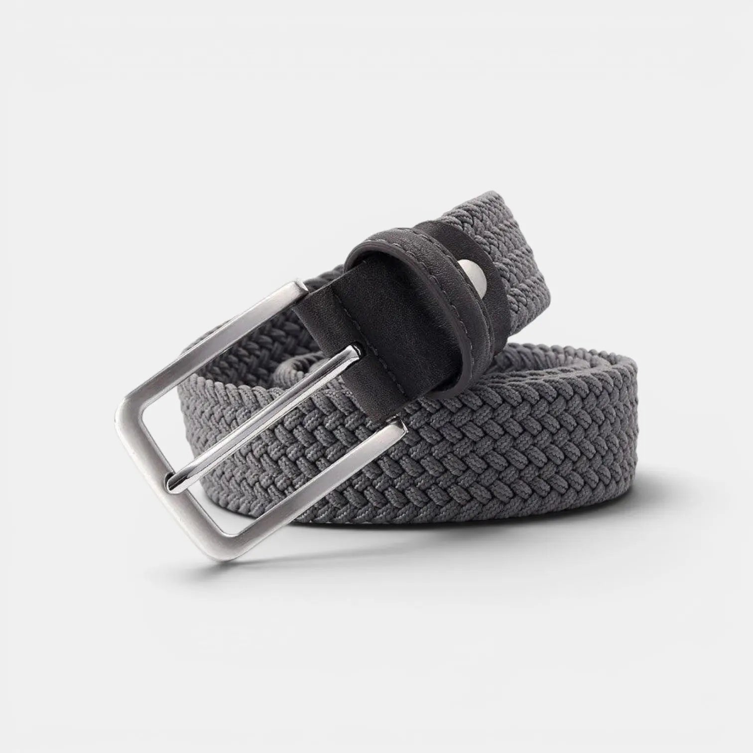 Men's Braided Elastic Fabric Belt Buckle-Free Hole-Free | Eltico | Beltary