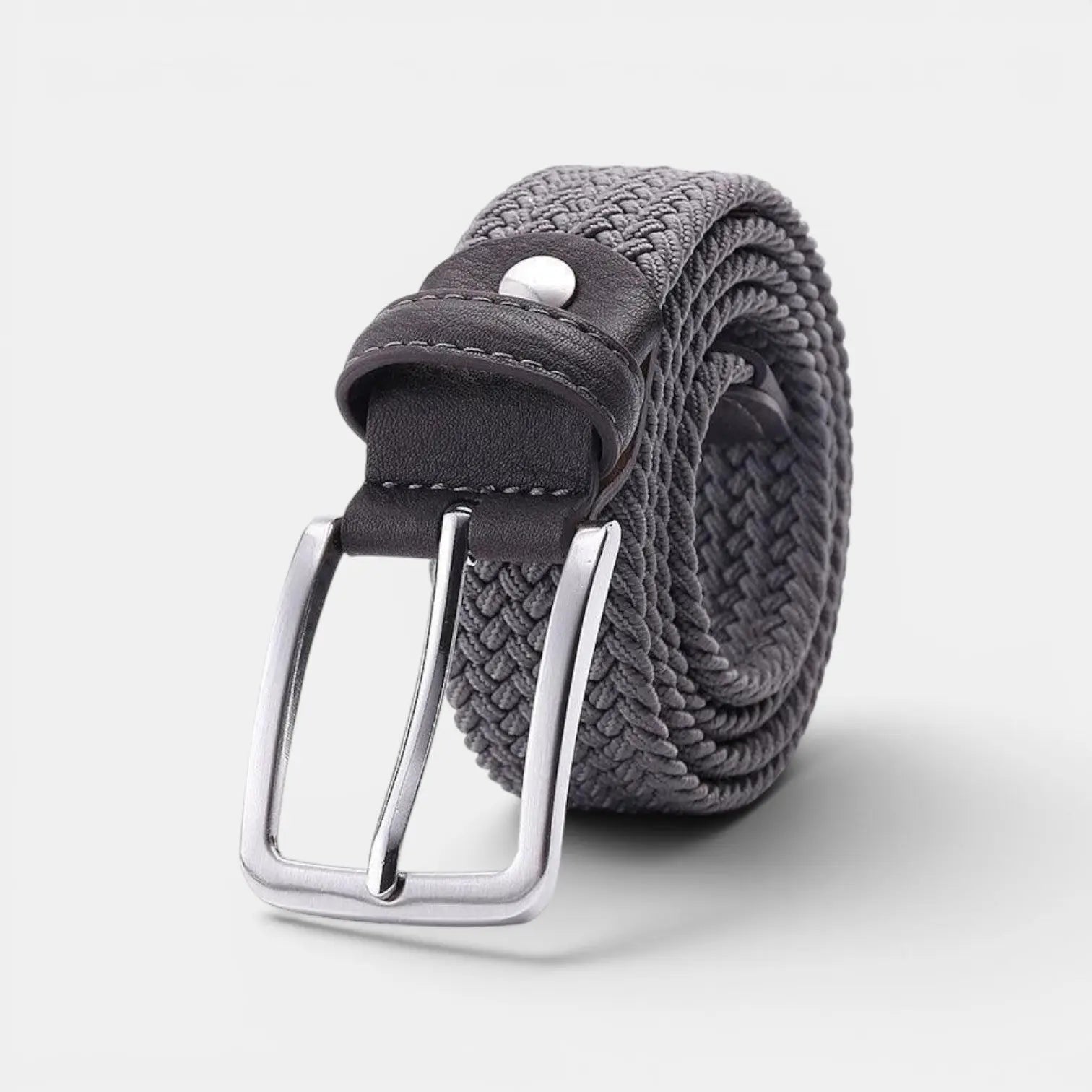 Men's Braided Elastic Fabric Belt Buckle-Free Hole-Free | Eltico | Beltary