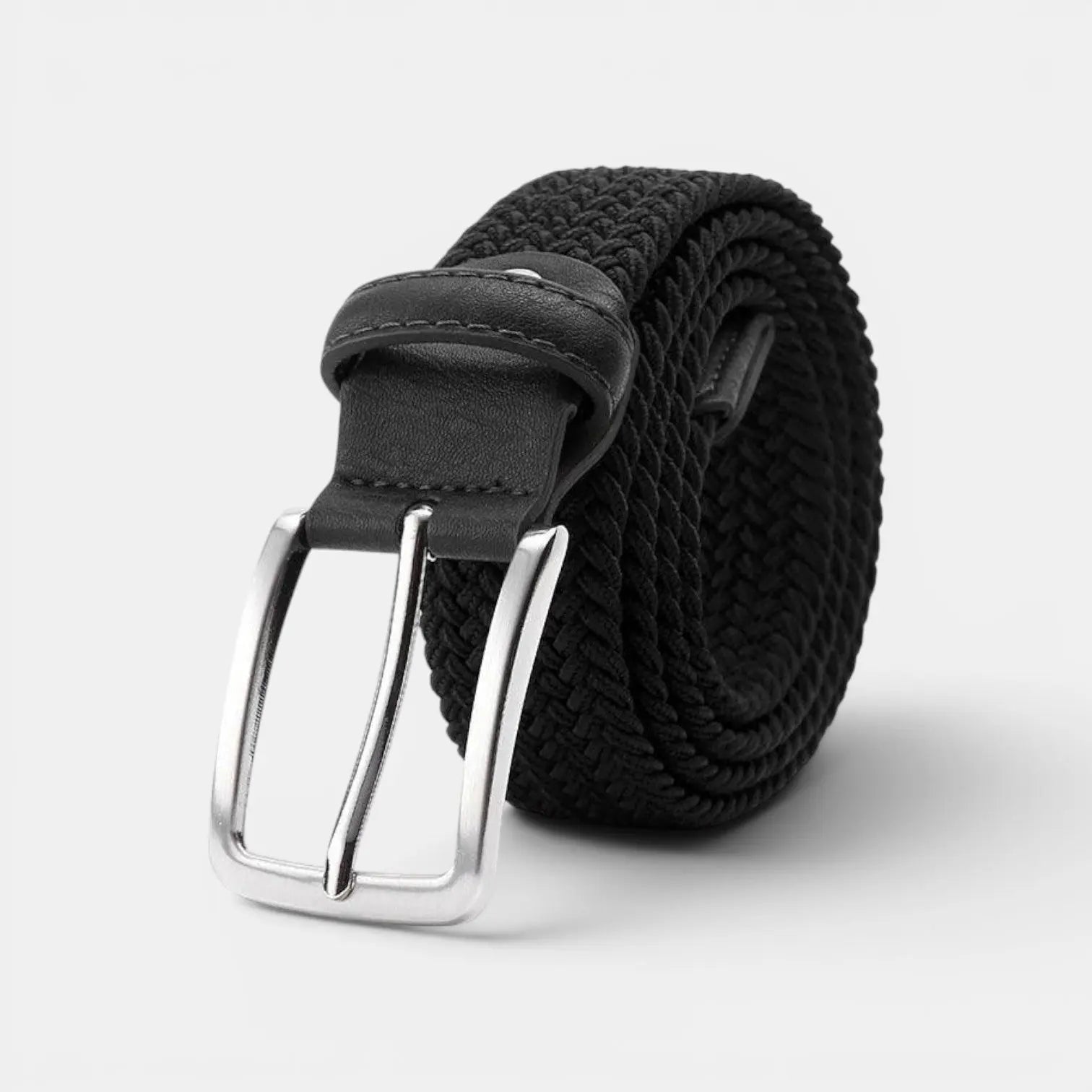 Men's Braided Elastic Fabric Belt Buckle-Free Hole-Free | Eltico | Beltary