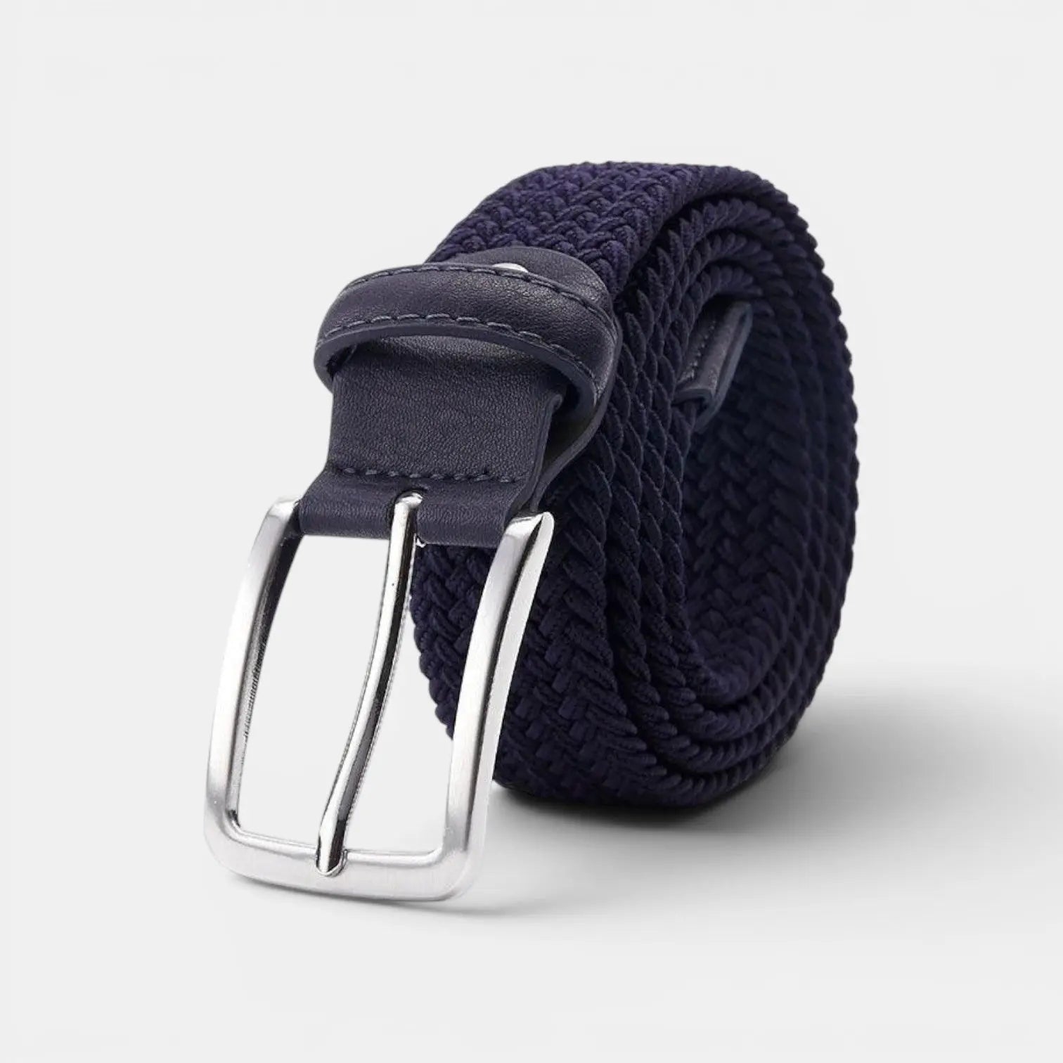 Men's Braided Elastic Fabric Belt Buckle-Free Hole-Free | Eltico | Beltary
