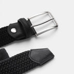 Men's Braided Elastic Fabric Belt Buckle-Free Hole-Free | Eltico | Beltary