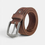 Men's Casual Full Grain Leather Belt Vintage Look | Mirvex | Beltary