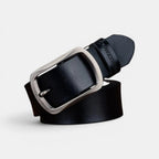 Men's Casual Leather Belt Rounded Pin Buckle | Carvox | Beltary