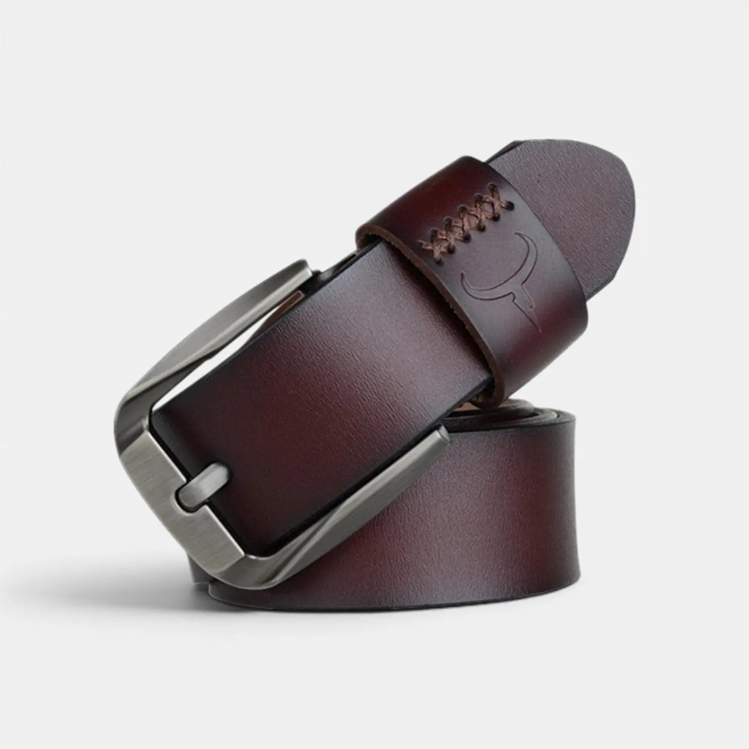 Men's Casual Vintage Look Leather Belt Buckle | Kordax | Beltary