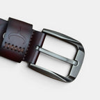Men's Casual Vintage Look Leather Belt Buckle | Kordax | Beltary