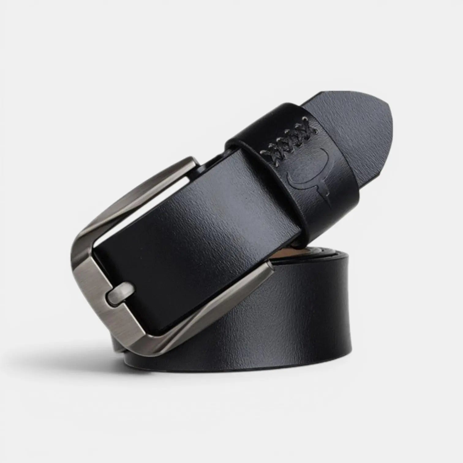 Men's Casual Vintage Look Leather Belt Buckle | Kordax | Beltary