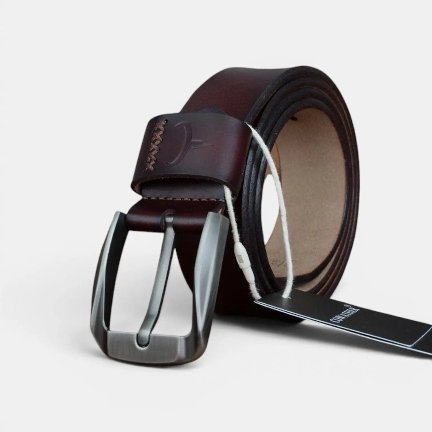 Men's Casual Vintage Look Leather Belt Buckle | Kordax | Beltary