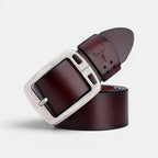 Men's Casual Vintage Look Leather Belt Pin Buckle | Telvax | Beltary