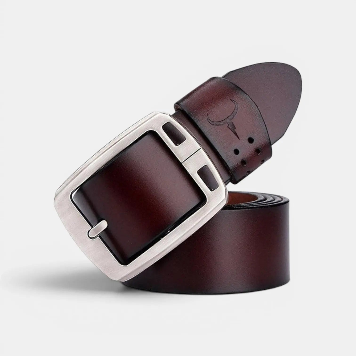 Men's Casual Vintage Look Leather Belt Pin Buckle | Telvax | Beltary