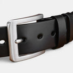 Men's Chic Full Grain Leather Belt Wide Pin Buckle | Orvex | Beltary