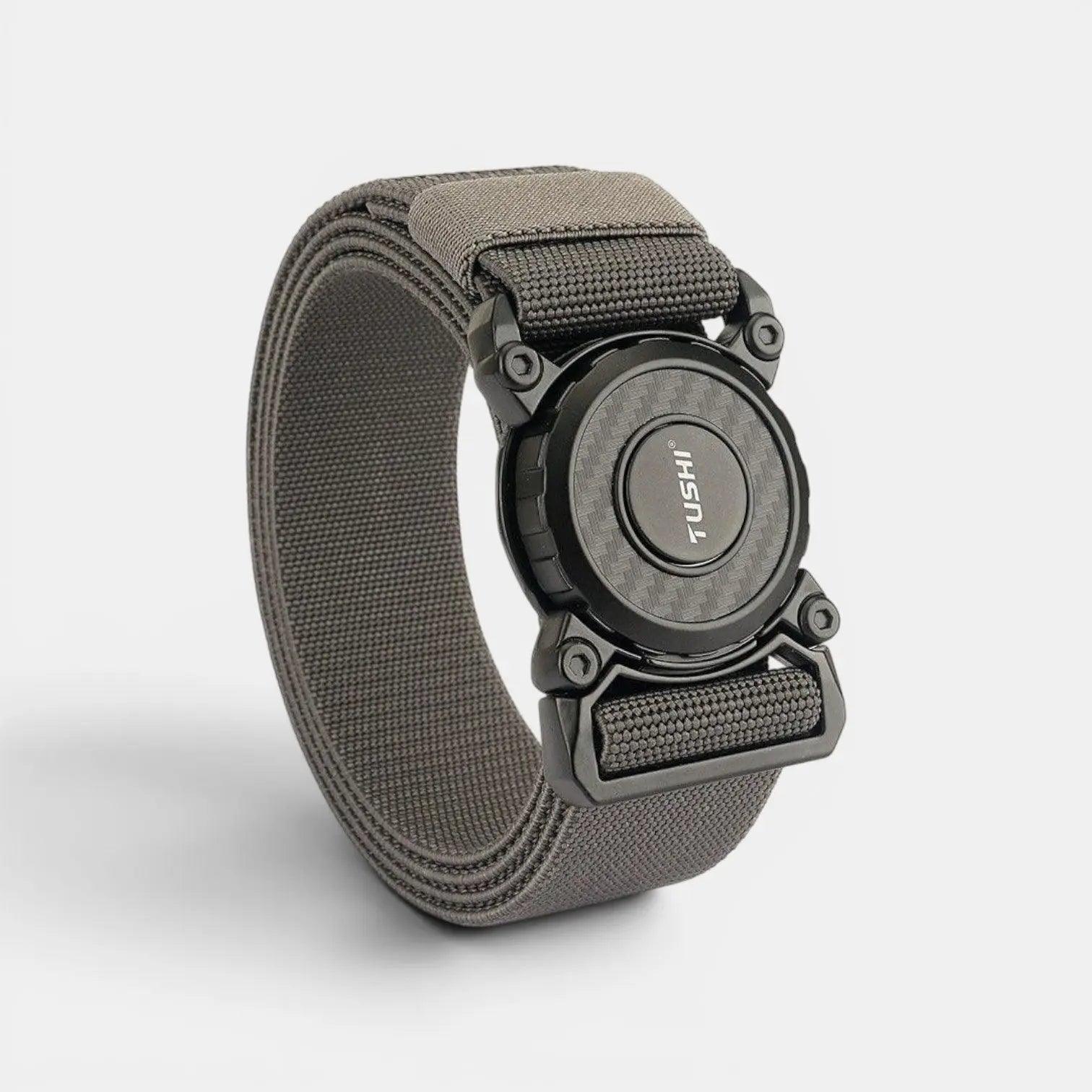 Men's Elastic Military Nylon Belt with Tactical Buckle | Kolvax | Beltary