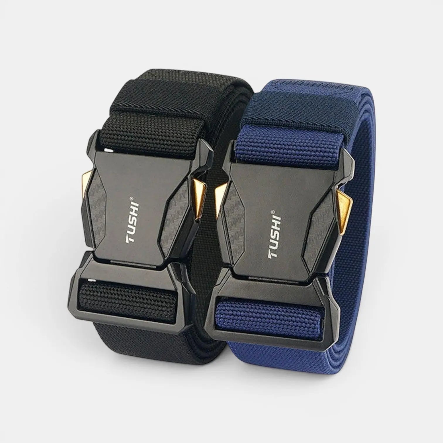 Men's Elastic Nylon Military Belt Rectangular Buckle | Zontax | Beltary