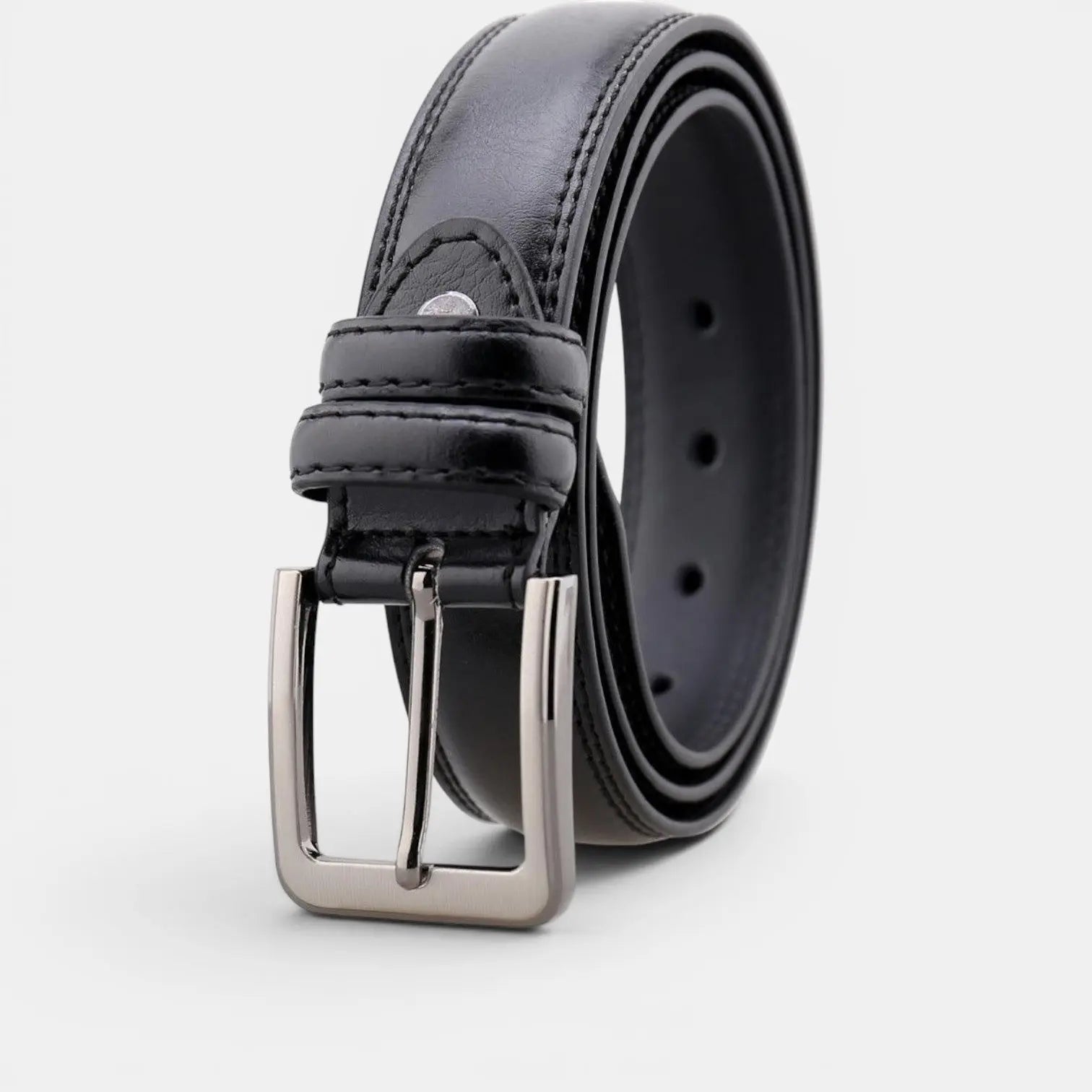 Men's Formal Aged Leather Belt with Pin Buckle | Vielo | Beltary