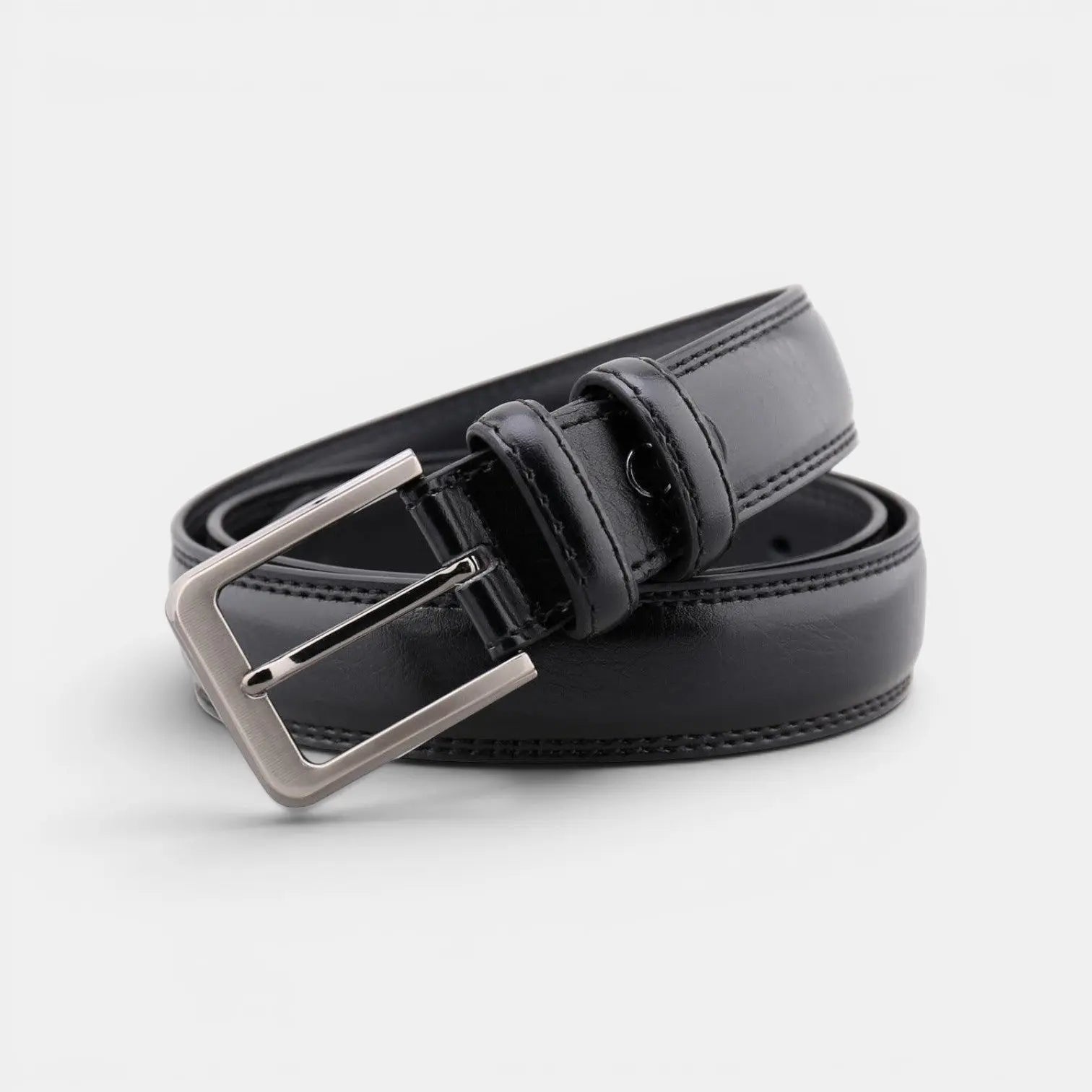 Men's Formal Aged Leather Belt with Pin Buckle | Vielo | Beltary