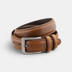 Men's Formal Aged Leather Belt with Pin Buckle | Vielo | Beltary