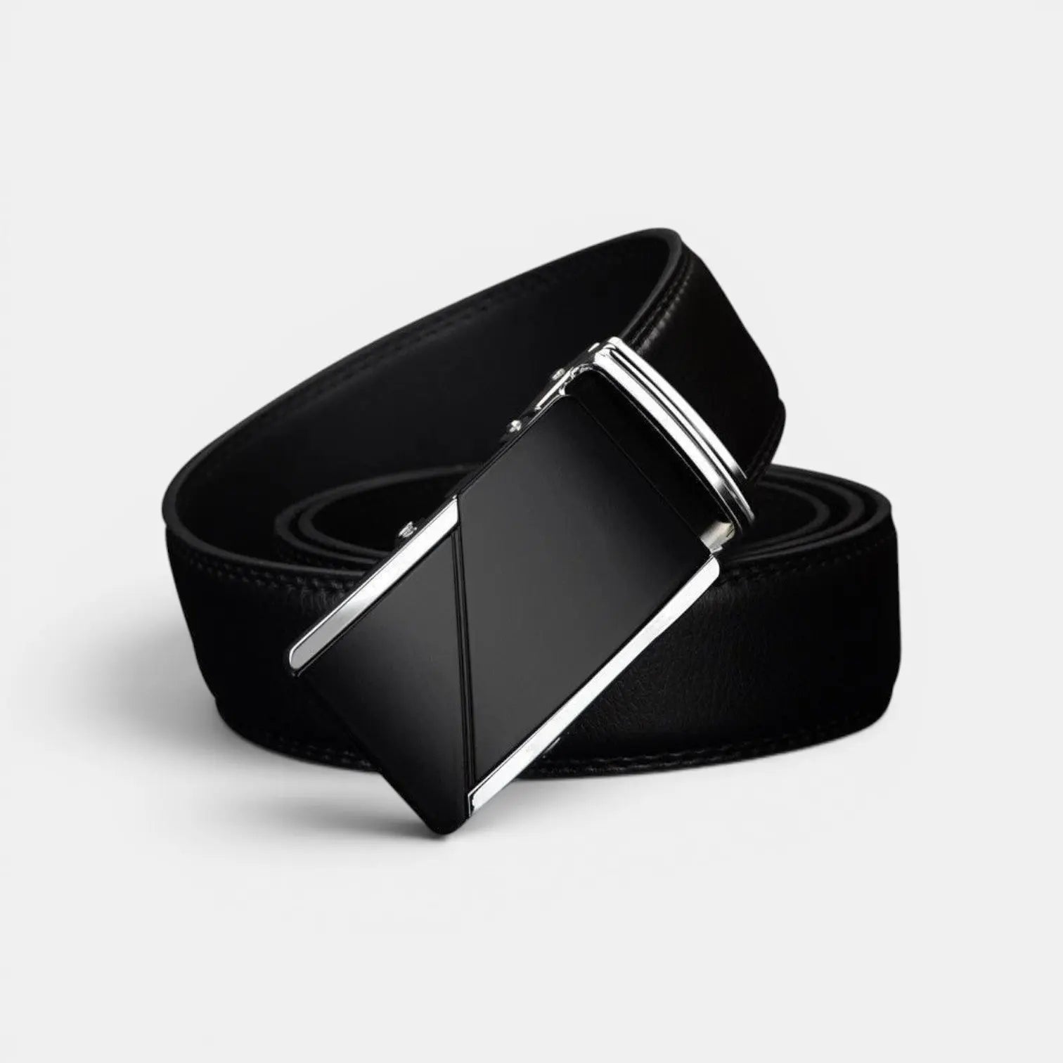 Men's Formal Leather Belt Automatic Buckle Black | Noblix | Beltary