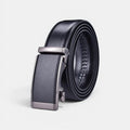 Men's Formal Leather Belt Black Automatic Buckle | Forme | Beltary