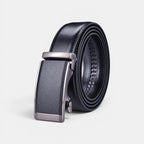 Men's Formal Leather Belt Black Automatic Buckle | Forme | Beltary